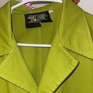 Big bud press short sleeve jumpsuit in gross green